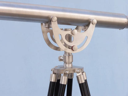 Floor Standing Brushed Nickel Anchormaster Telescope 65""