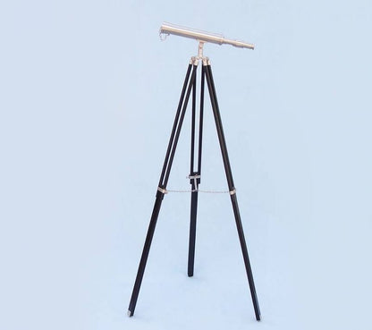 Floor Standing Brushed Nickel Harbor Master Telescope 50""