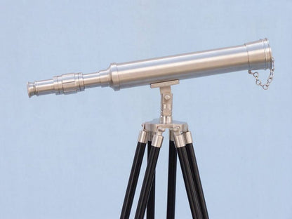 Floor Standing Brushed Nickel Harbor Master Telescope 50""