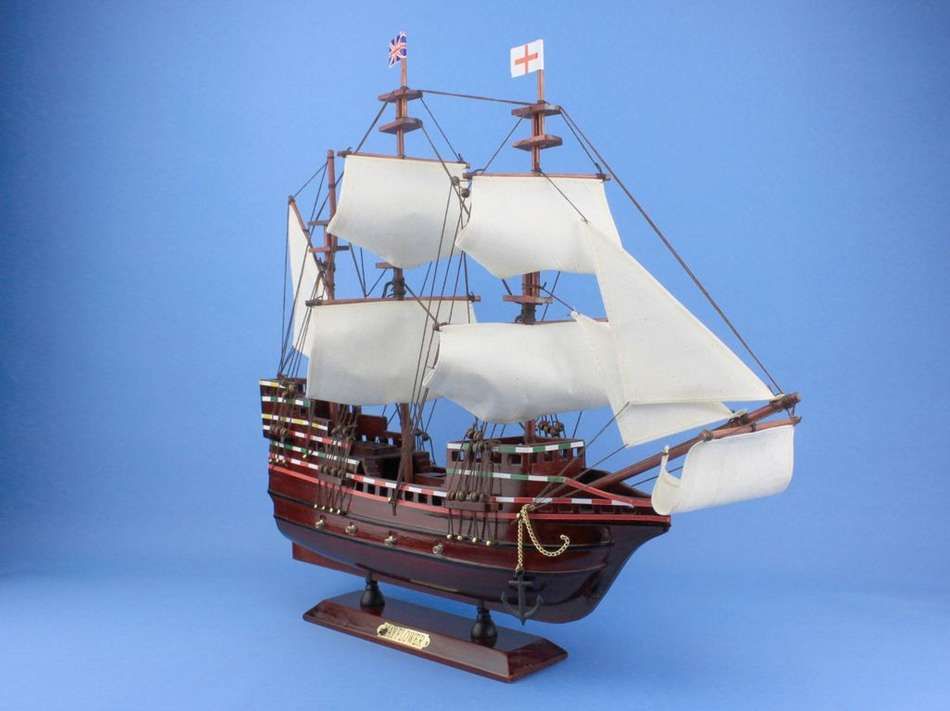 Wooden Mayflower Tall Model Ship 20""