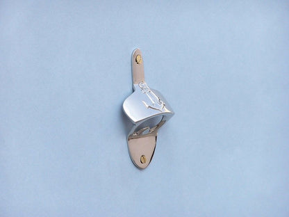 Chrome Wall Mounted Anchor Bottle Opener 3""