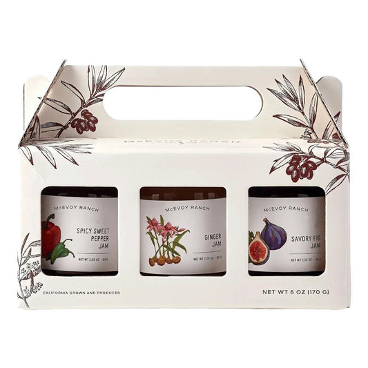 McEvoy Ranch - 'Savory & Sweet' Jam Gift Pack (3CT)