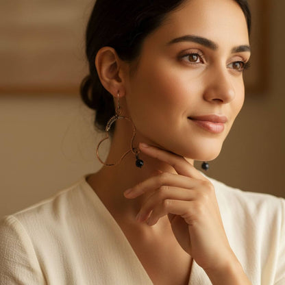 Sculpted Copper Butterfly Wing Abuse Survivor Earrings