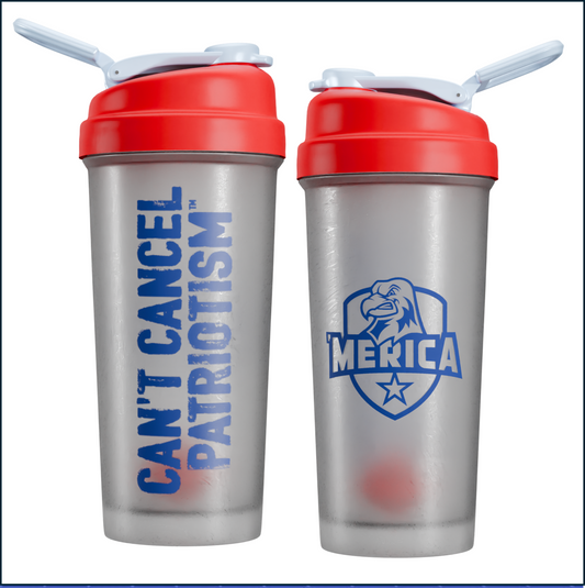 'Merica Labz Can't Cancel Patriotism Shaker, 28oz