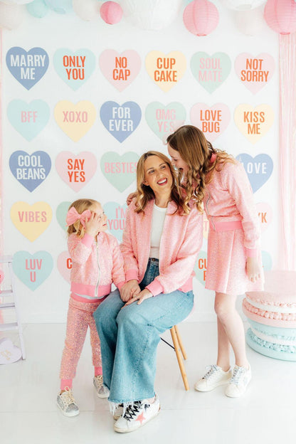 Grown Up Bubblegum Pink Sequin Jacket