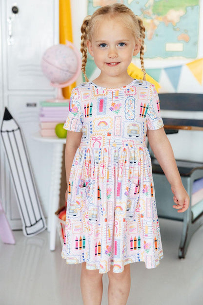 Art Class S/S Pocket Twirl Dress