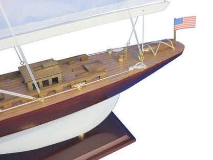 Wooden William Fife Model Sailboat Decoration 35""