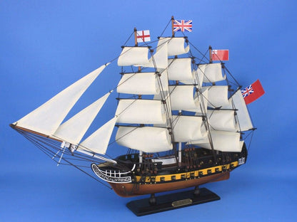 Wooden HMS Surprise Master and Commander Model Ship 24""