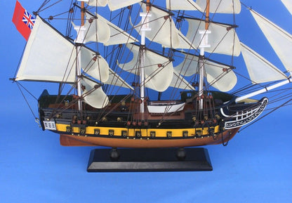 Wooden HMS Surprise Master and Commander Model Ship 24""