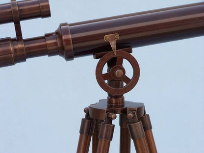 Floor Standing Bronzed Griffith Astro Telescope 50""
