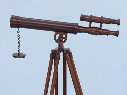 Floor Standing Bronzed Griffith Astro Telescope 50""
