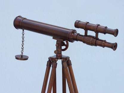 Floor Standing Bronzed Griffith Astro Telescope 50""