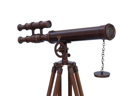 Floor Standing Bronzed Griffith Astro Telescope 50""