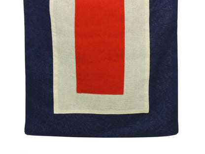 Letter W Cloth Nautical Alphabet Flag Decoration 20""