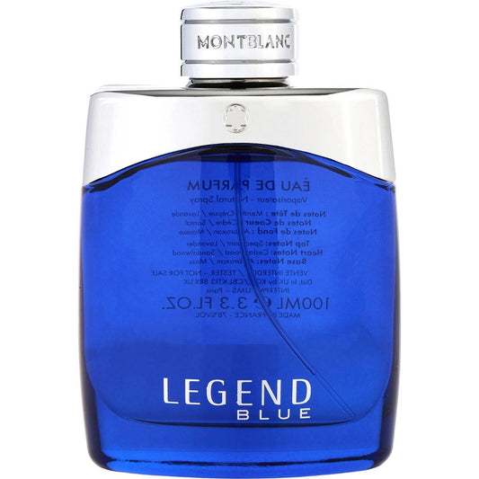 MontBlanc Legend Blue Eau De Parfum Spray for Men 3.4 oz New Tester