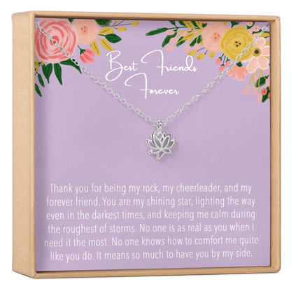 Mother and Son Lotus Necklace