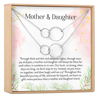 Mother & Daughter Necklace, Multiple Styles