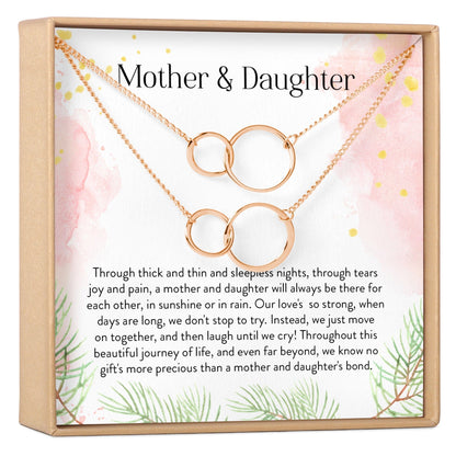 Mother & Daughter Necklace, Multiple Styles