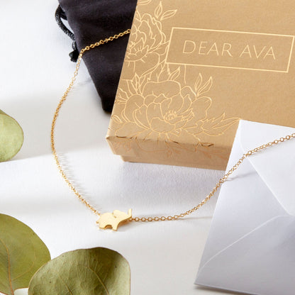 Mother Elephant Pendant Necklace