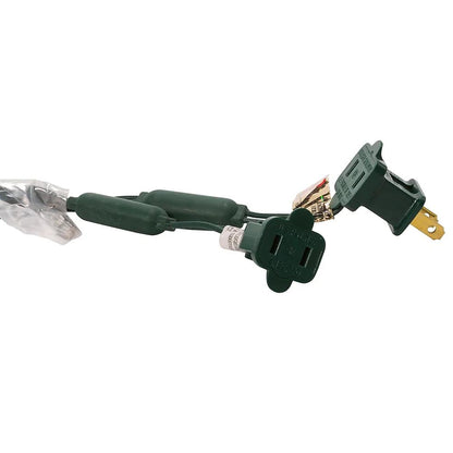 100-Light 5mm Warm White LED Green Wire Light Set