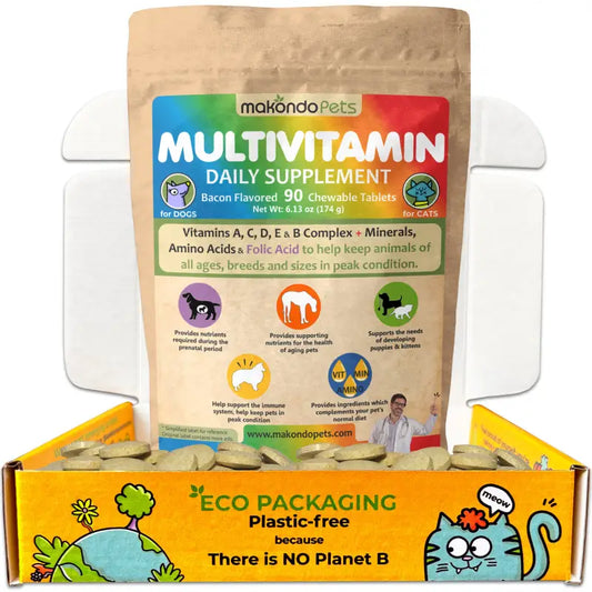 Multivitamin for Dogs & Cats. Prenatal Vitamins. 90 Tabs