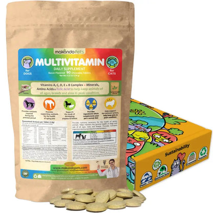 Multivitamin for Dogs & Cats. Prenatal Vitamins. 90 Tabs