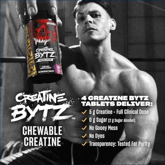 Mutant Creatine Bytz, 80 Chewable Tablets