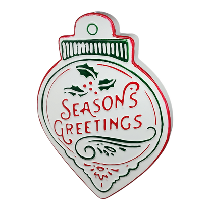 Vintage Metal Wall Sign -  Season's Greetings