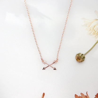 Nana Double Intersecting Arrows Necklace