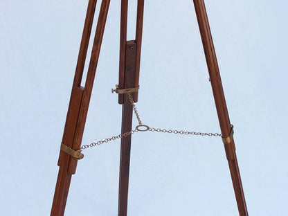 Floor Standing Antique Brass Anchormaster Telescope 65""