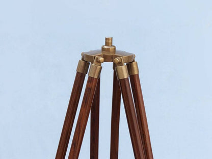 Floor Standing Antique Brass Anchormaster Telescope 65""