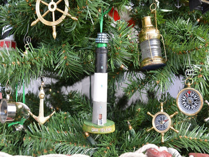 Oak Island Lighthouse Christmas Tree Ornament