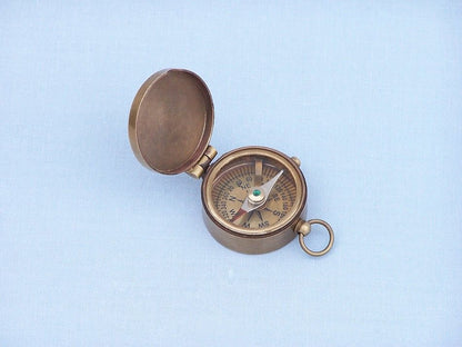 Antique Brass Magellan Compass 2""