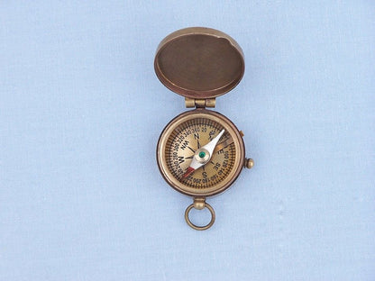 Antique Brass Magellan Compass 2""