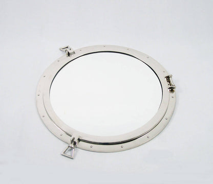 Deluxe Class Chrome Decorative Ship Porthole Mirror 30""