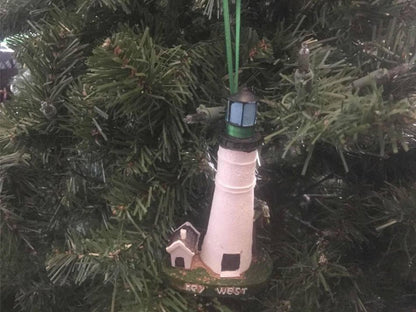 Key West Lighthouse Christmas Tree Ornament 6""