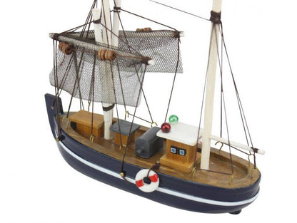 Wooden Fine Catch Model Fishing Boat 6""