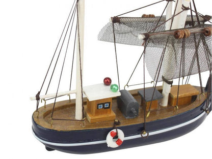 Wooden Fine Catch Model Fishing Boat 6""