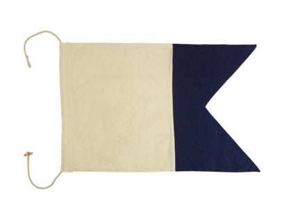 Letter A Cloth Nautical Alphabet Flag Decoration 20""