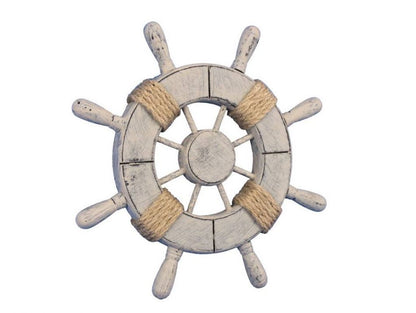 Rustic Decorative Ship Wheel 9""