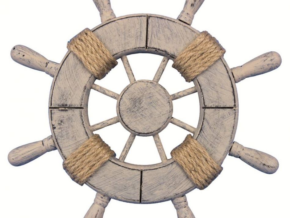 Rustic Decorative Ship Wheel 9""