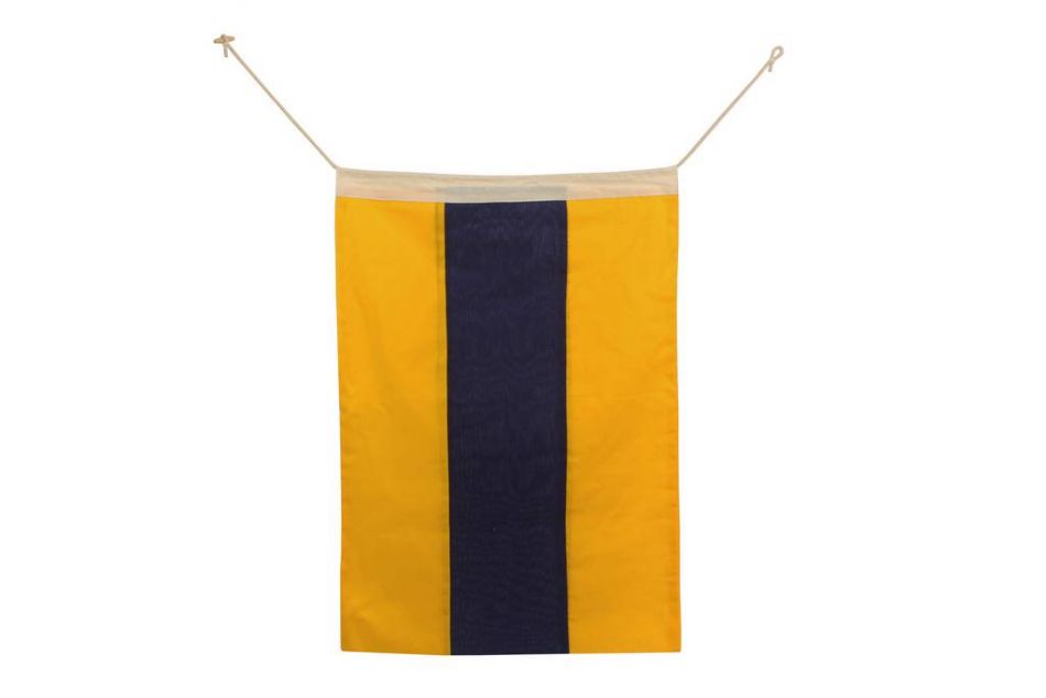 Letter D Cloth Nautical Alphabet Flag Decoration 20""