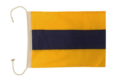Letter D Cloth Nautical Alphabet Flag Decoration 20""