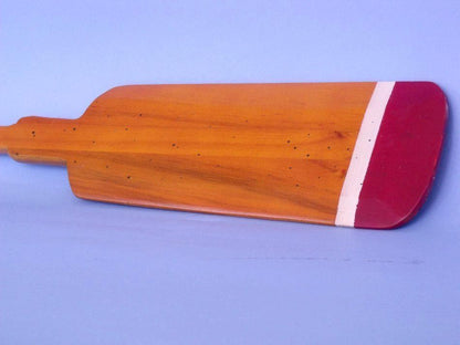 Wooden Dana Point Squared Decorative Rowing Boat Oar w/ Hooks 36""