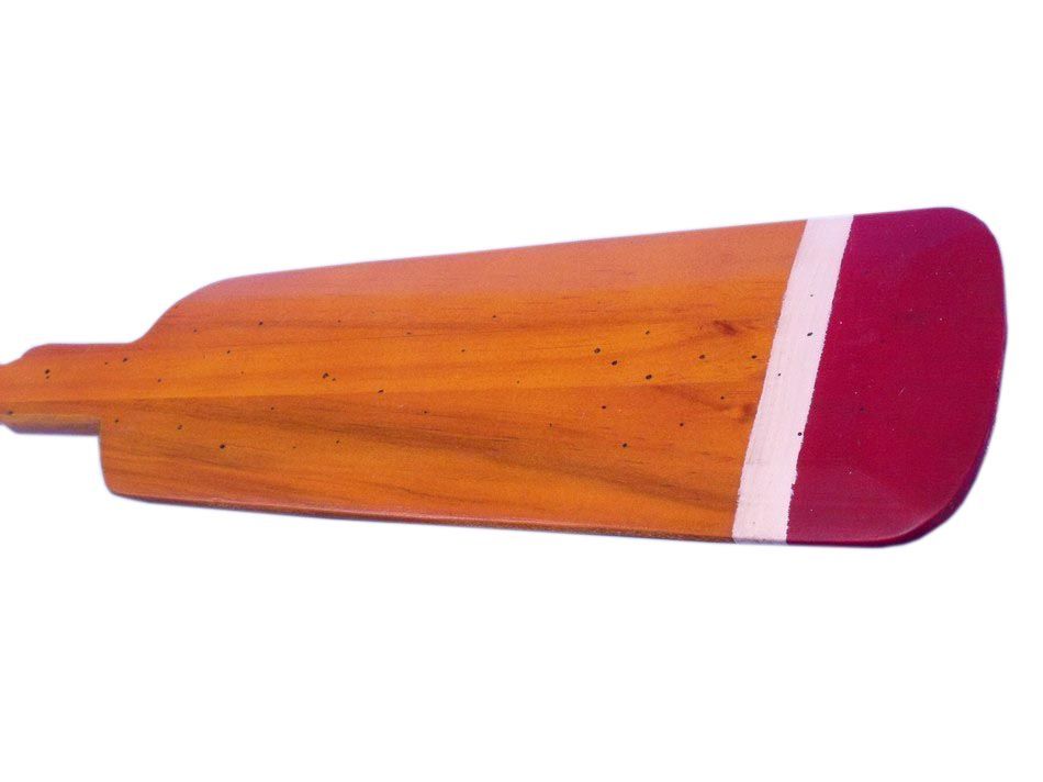 Wooden Dana Point Squared Decorative Rowing Boat Oar w/ Hooks 36""