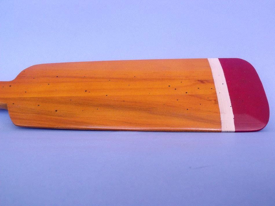 Wooden Dana Point Squared Decorative Rowing Boat Oar w/ Hooks 36""