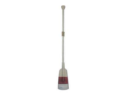 Wooden Rustic Manhattan Beach Decorative Squared Rowing Boat Oar with Hooks 50""