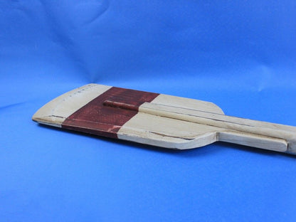 Wooden Rustic Manhattan Beach Decorative Squared Rowing Boat Oar with Hooks 50""