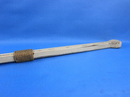 Wooden Rustic Manhattan Beach Decorative Squared Rowing Boat Oar with Hooks 50""