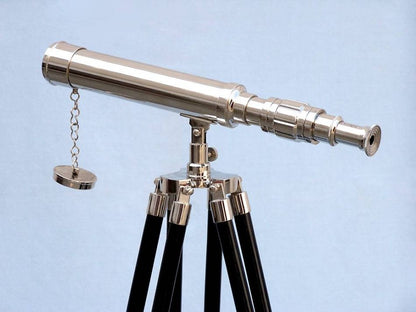 Standing Chrome Harbor Master Telescope 30""